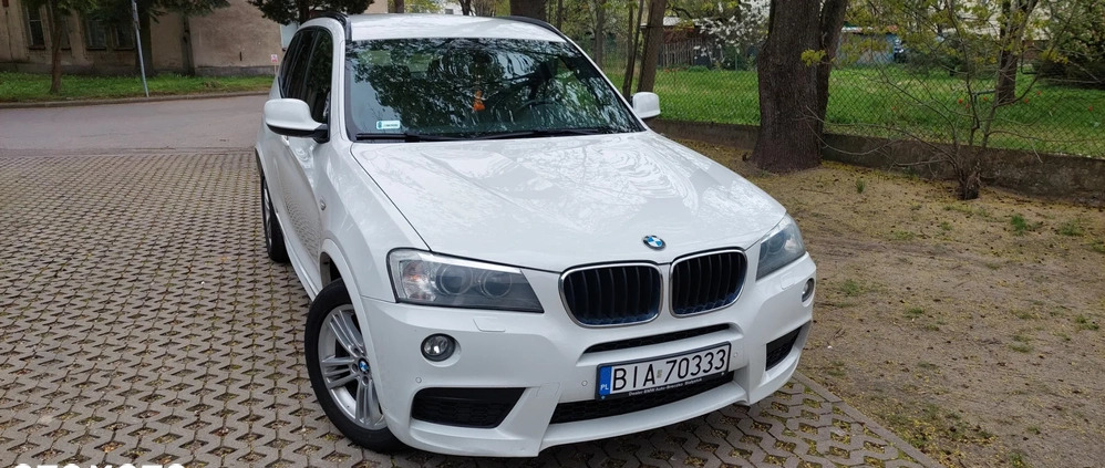 BMW X3 cena 68900 przebieg: 238323, rok produkcji 2013 z Białystok małe 436